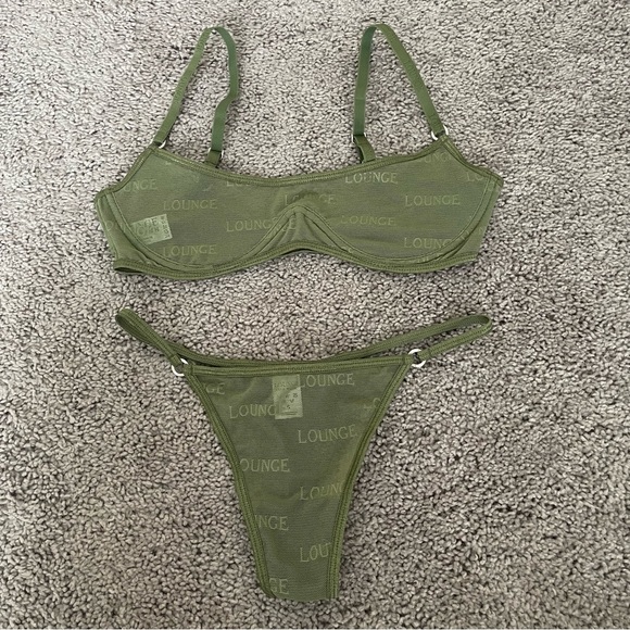 Lounge Underwear Bold Mesh Set - Picture 2 of 6